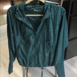 Zyia Active leopard Bomber Jacket 💚